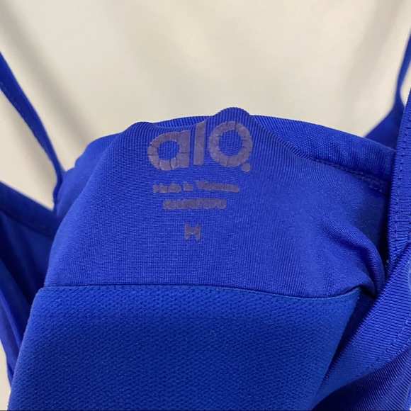 Alo Colbalt Blue Tank Top - Picture 4 of 4